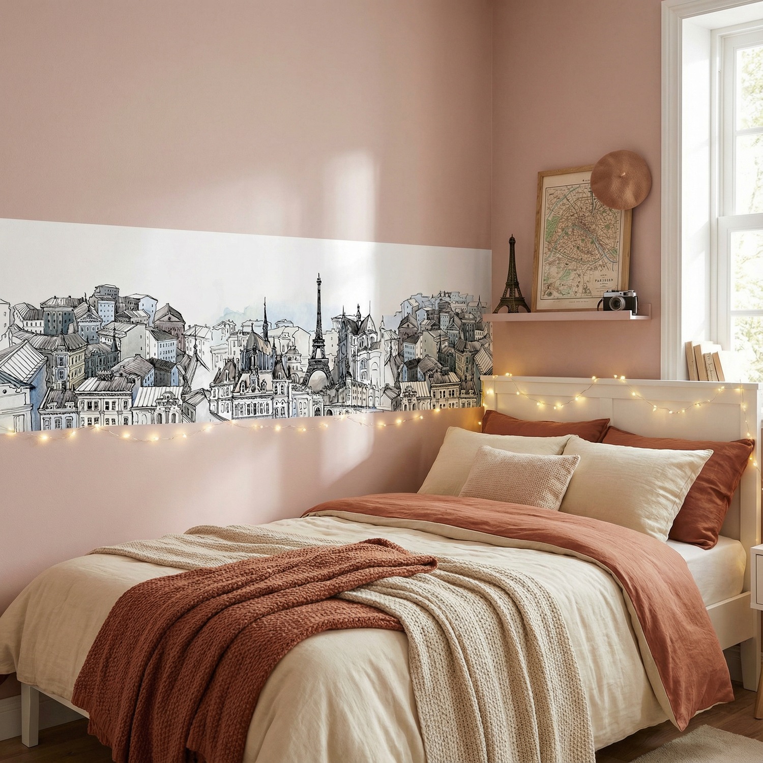 Fototapeten: Zeichnung von Paris