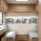 Fototapeten: Zeichnung von Paris 21