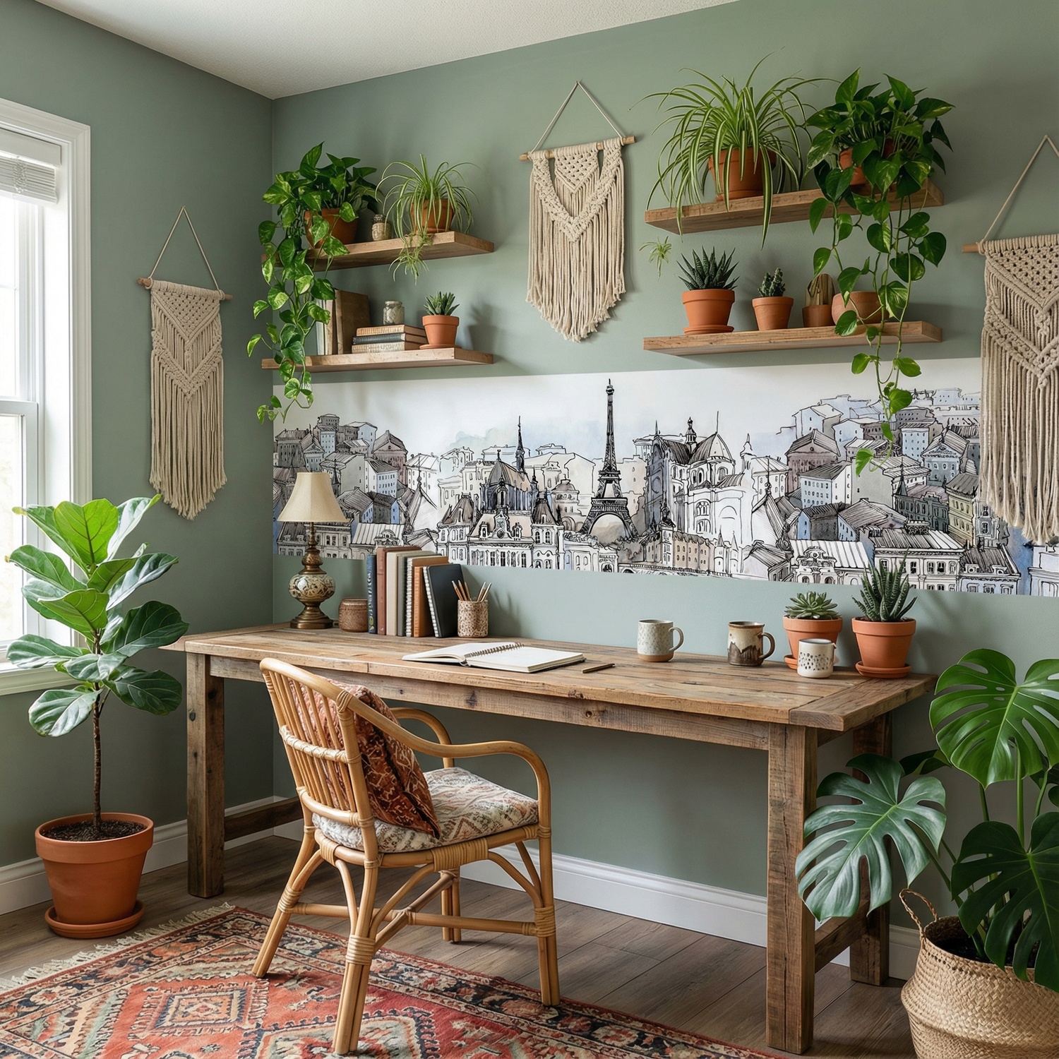 Fototapeten: Zeichnung von Paris