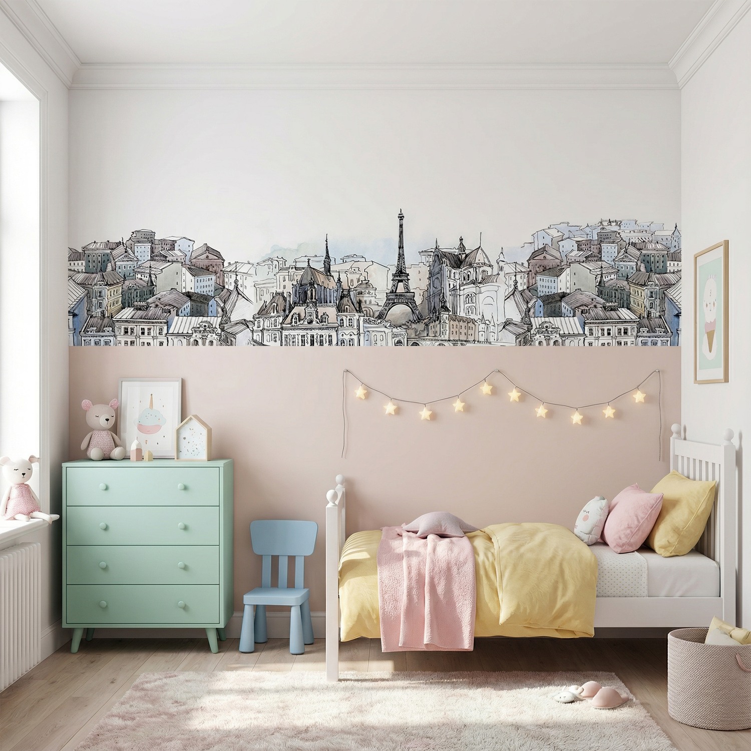 Fototapeten: Zeichnung von Paris