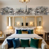 Fototapeten: Zeichnung von Paris 9