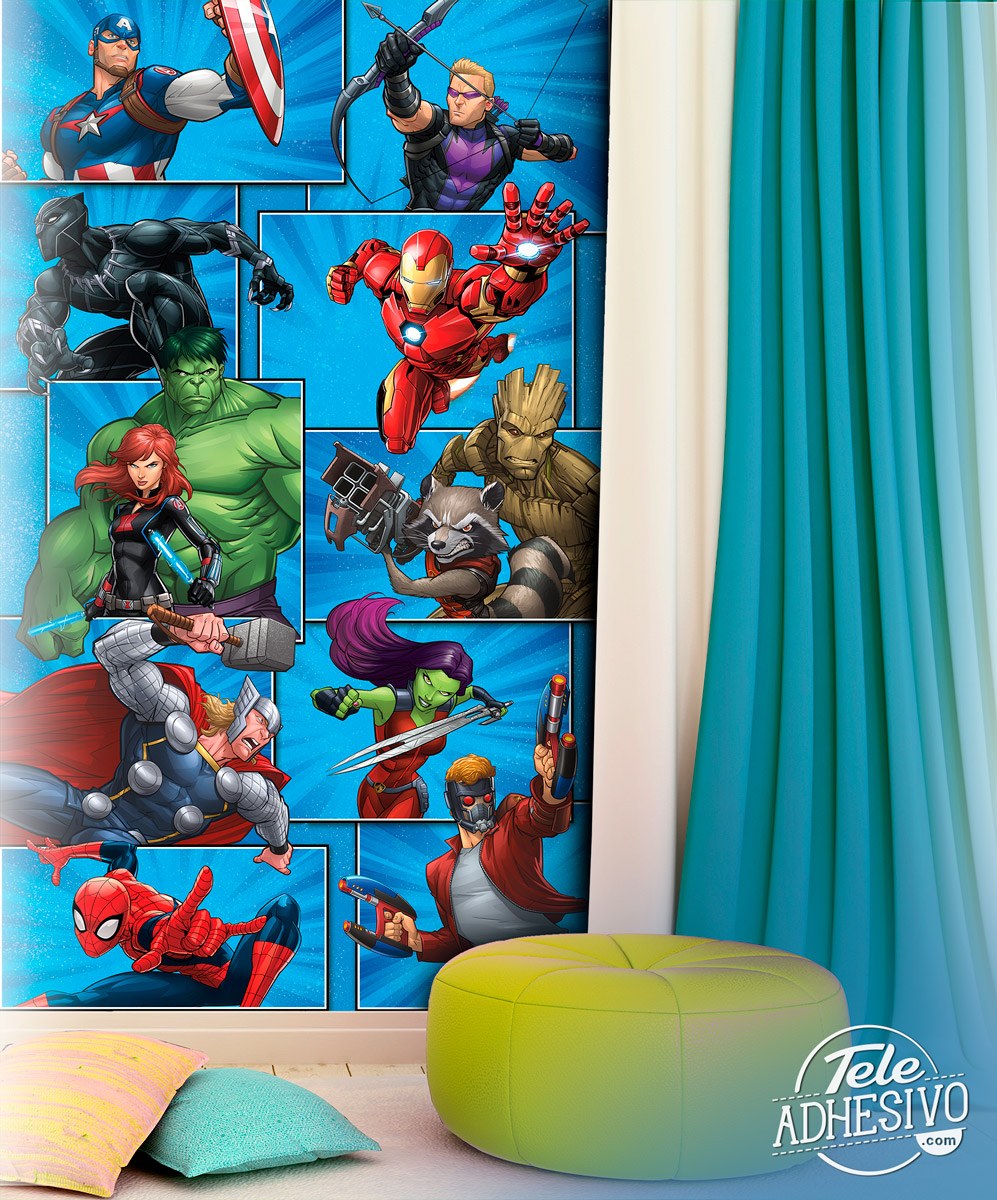 Fototapeten: Avengers Cartoons