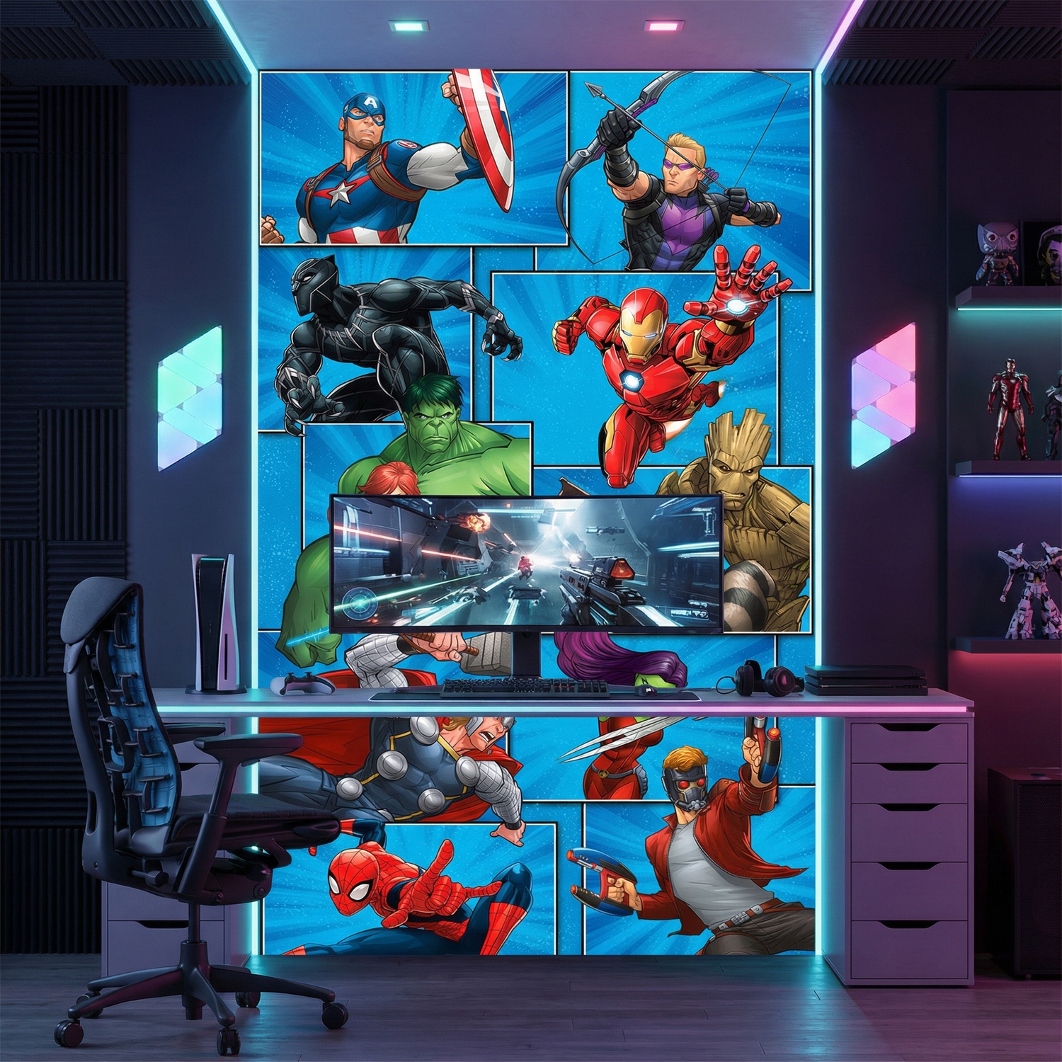 Fototapeten: Avengers Cartoons