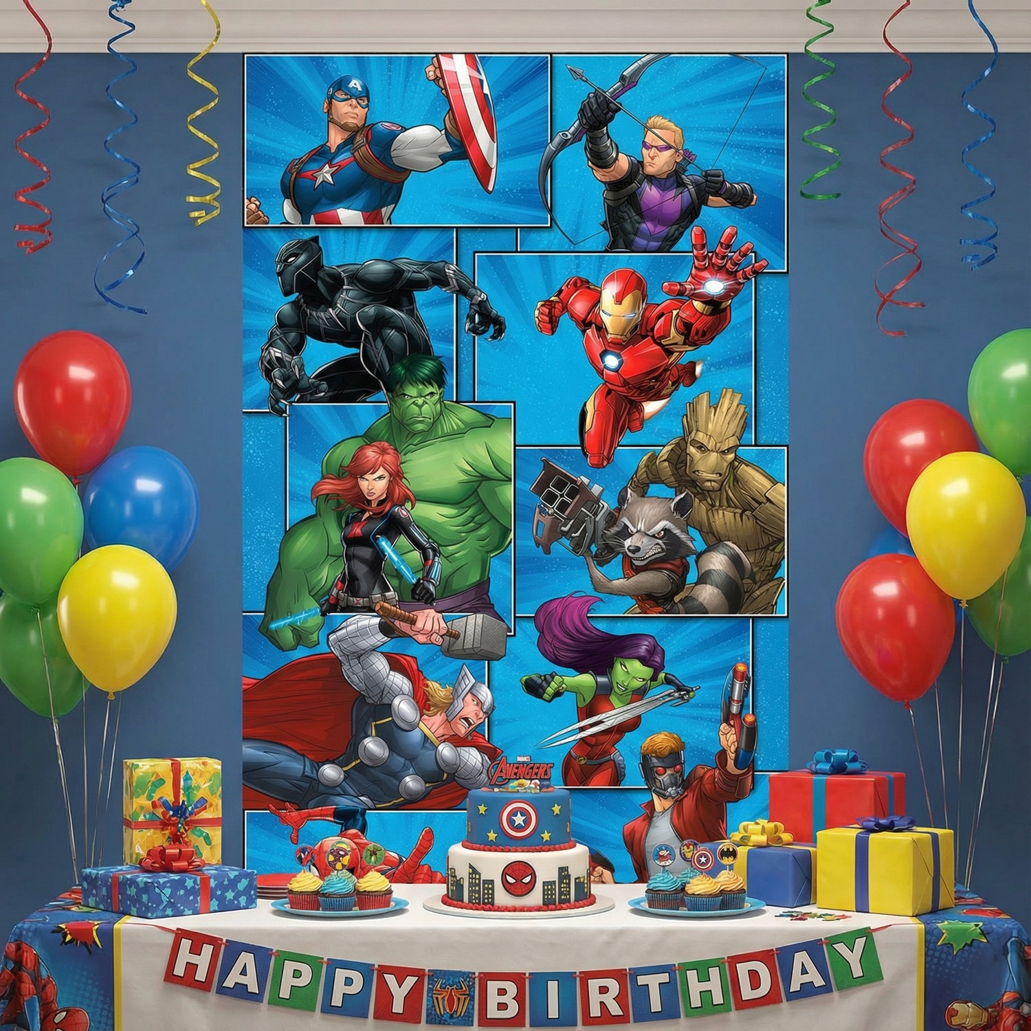 Fototapeten: Avengers Cartoons