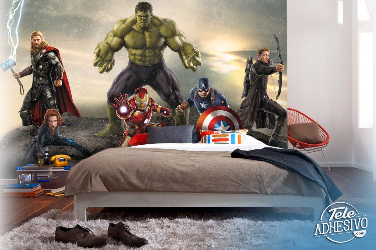 Fototapeten: Avengers Bereit für die Schlacht