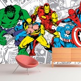 Fototapeten: Avengers 80er Jahre 2