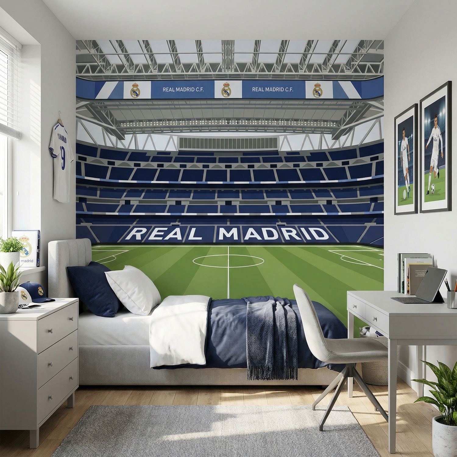 Fototapeten: Innenansicht des neuen Santiago-Bernab&eacute;u-Stadions 