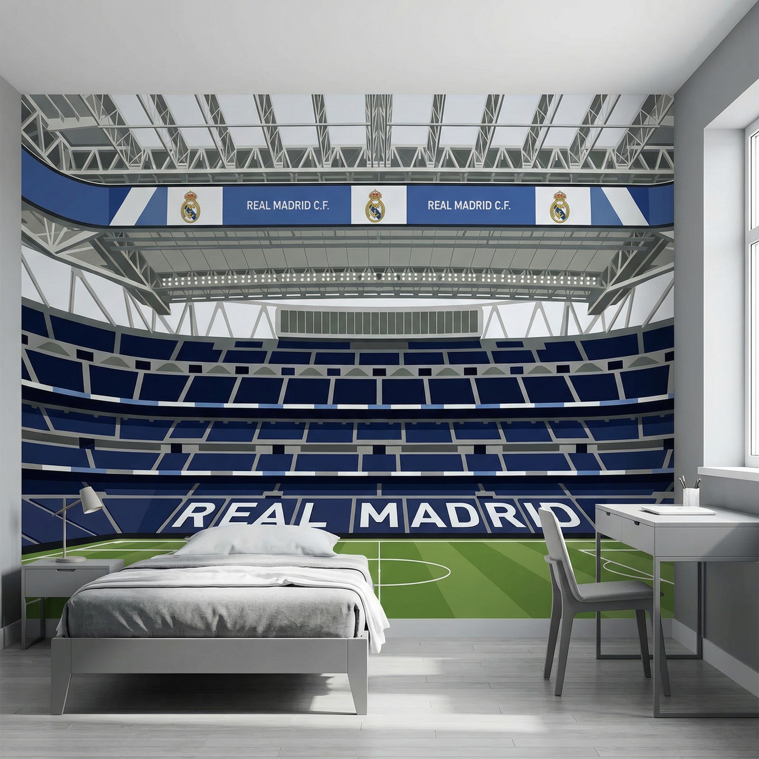 Fototapeten: Innenansicht des neuen Santiago-Bernab&eacute;u-Stadions 