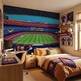 Fototapeten: Fototapete Camp Nou Stadion Illustration 5