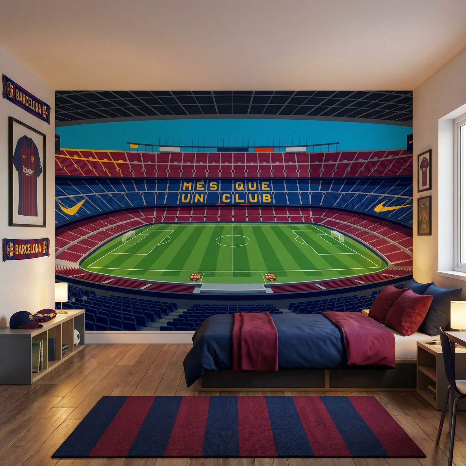 Fototapeten: Innenansicht des Camp-Nou-Stadions FC Barcelona