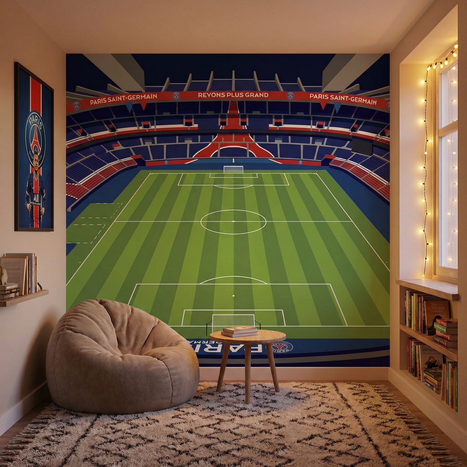 Fototapeten: Fototapete Parc des Princes Stadion Illustration