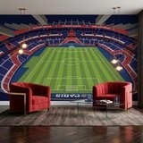 Fototapeten: Fototapete Parc des Princes Stadion Illustration 4