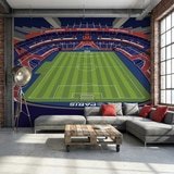 Fototapeten: Fototapete Parc des Princes Stadion Illustration 7