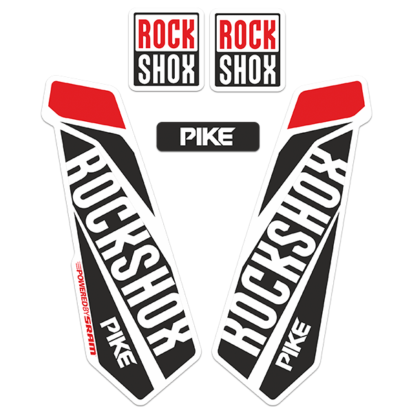 Aufkleber: Rock Shox Pike Fahrradgabeln