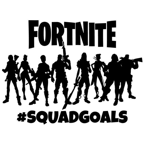Wandtattoo Fortnite Squadgoals Logo Webwandtattoo Com