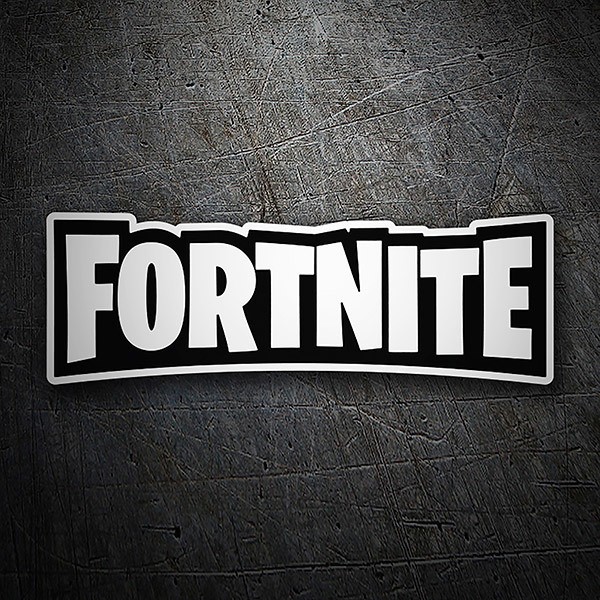 Aufkleber Fortnite Schwarzes Logo Webwandtattoo Com