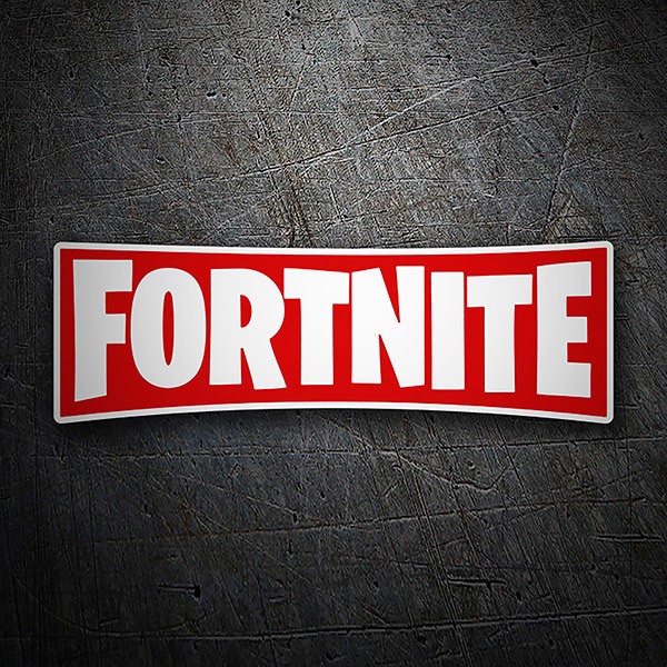 Aufkleber Fortnite Rot Logo Webwandtattoo Com