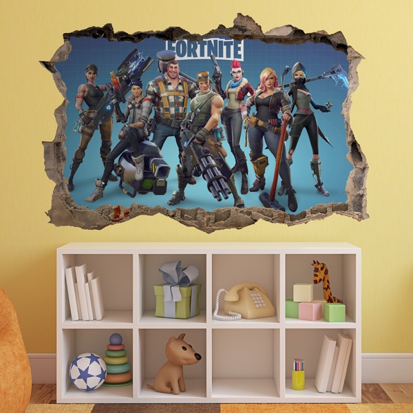 Wandtattoos: Loch Fortnite Ready