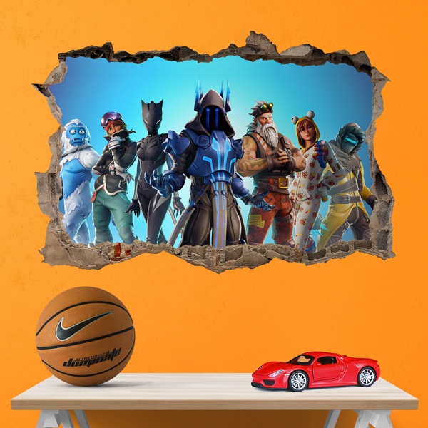 Wandtattoo Loch Fortnite Action Webwandtattoo Com