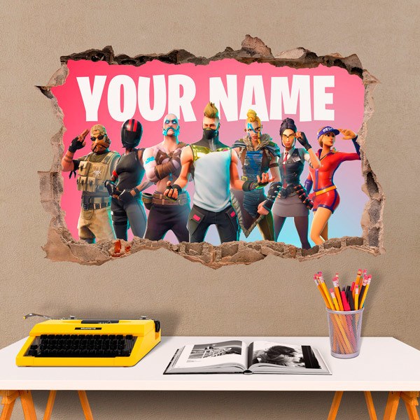 Wandtattoos: Fortnite Maßgeschneidert
