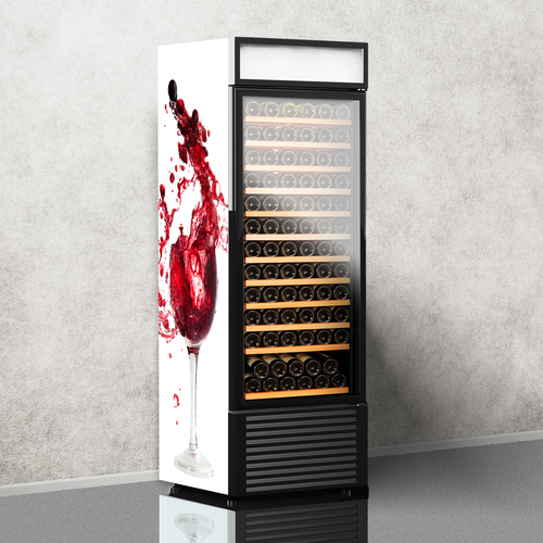 Wandtattoos: Ein Glas Rotwein