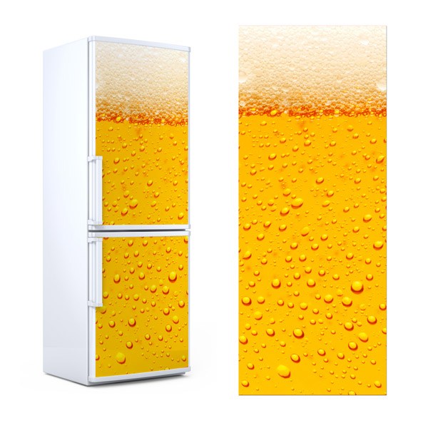 Kühlschrank Aufkleber Bier