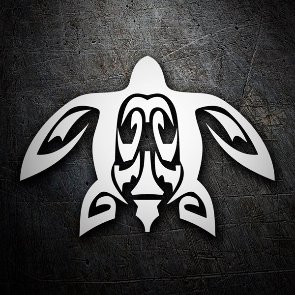 Aufkleber: Maori-Schildkröte