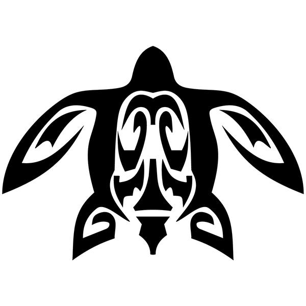 Aufkleber: Maori-Schildkröte