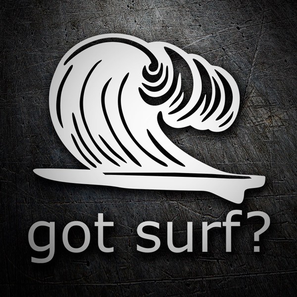 Aufkleber: Got surf?