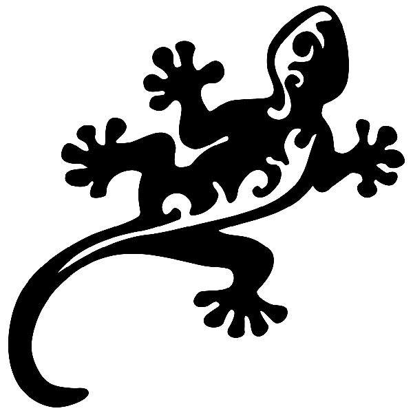 Wandtattoos: Stammeseidechse oder Gecko