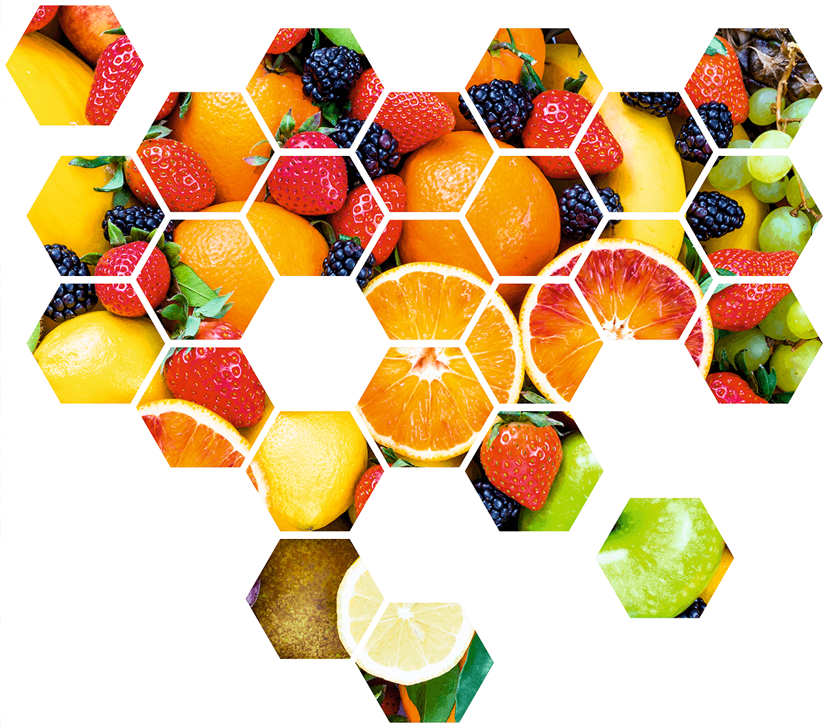 Wandtattoos: Frucht Geometrischer Kit