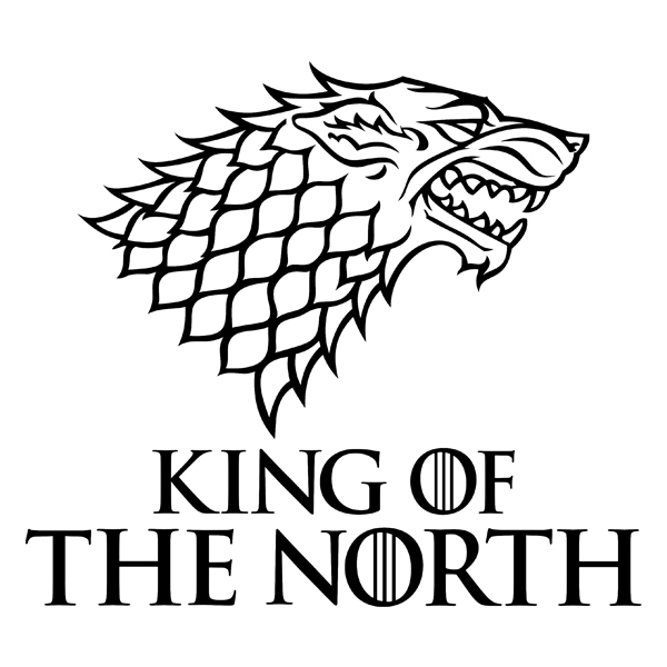 Wandtattoos: King of the North