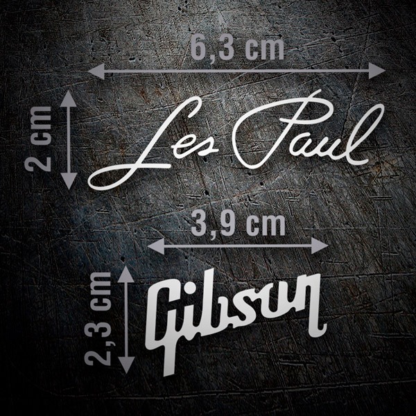 Aufkleber: Les Paul Gibson