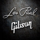 Aufkleber: Les Paul Gibson 4
