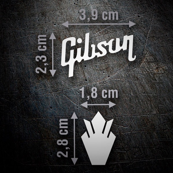 Aufkleber: Gibson Logo 0