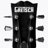 Aufkleber: Gitarre Gretsch III 2