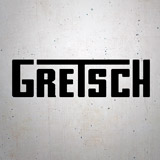 Aufkleber: Gitarre Gretsch III 3