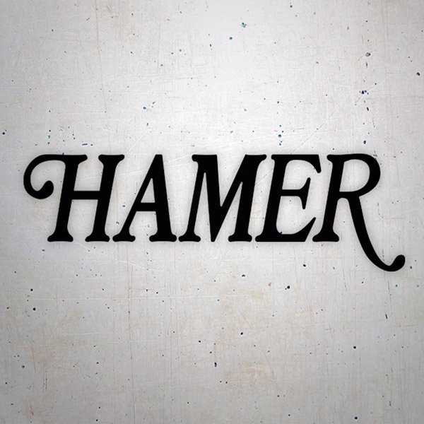 Aufkleber: Hamer