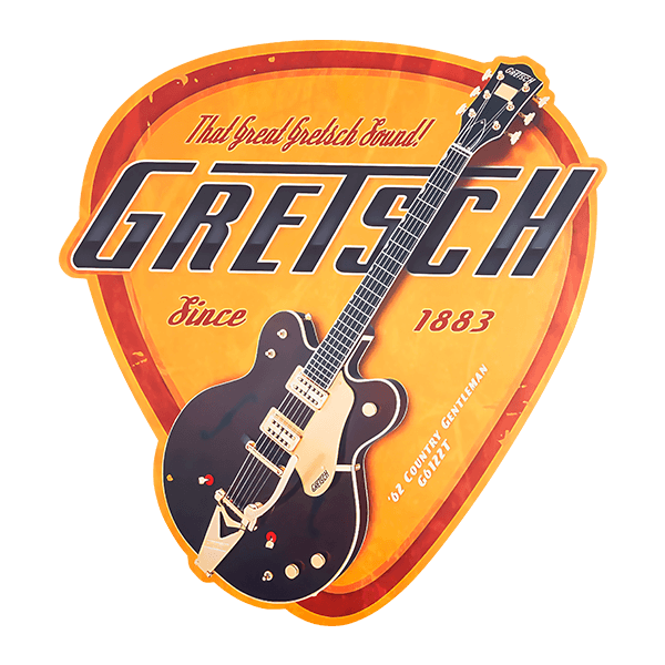 Aufkleber: Pick Gretsch 1883