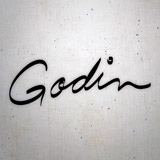 Aufkleber: Godin 3