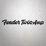 Aufkleber: Fender Twin-Amp 3