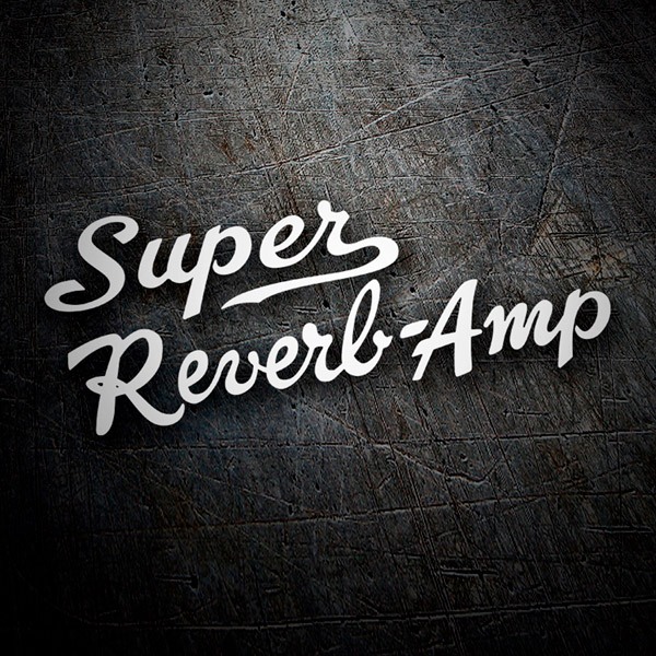 Aufkleber: Fender Super Reverb-Amp