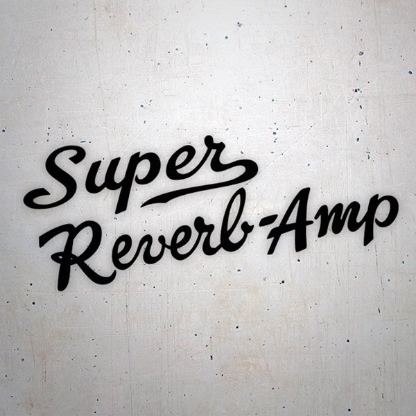 Aufkleber: Fender Super Reverb-Amp