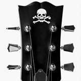 Aufkleber: Sch&auml;del mit Kreuzknochen 2