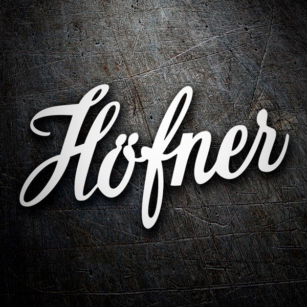 Aufkleber: Höfner