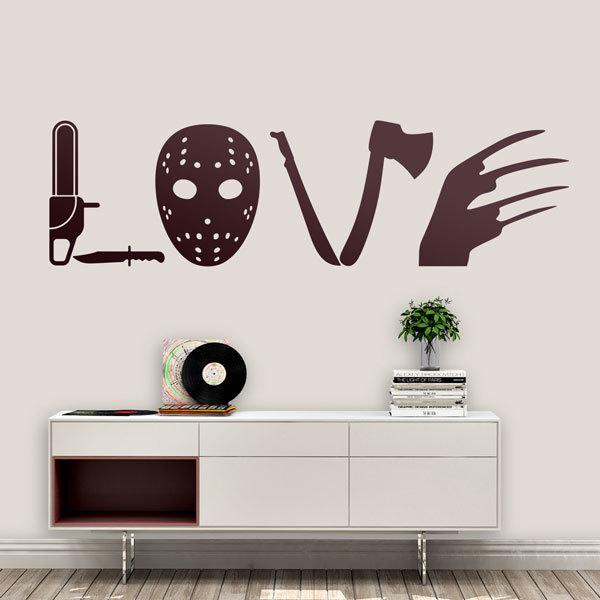 Wandtattoos: Klassische Horrorfilme (Love)