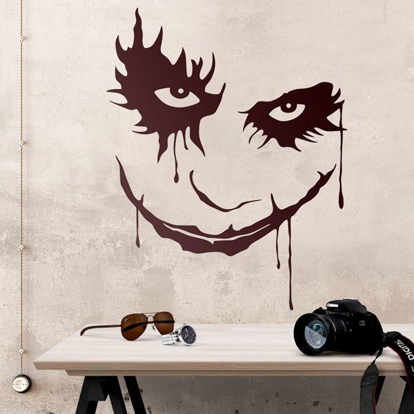 Wandtattoos: Gesicht des Joker (Batman)