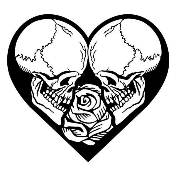 Wandtattoos: Verliebt bis auf die Knochen
