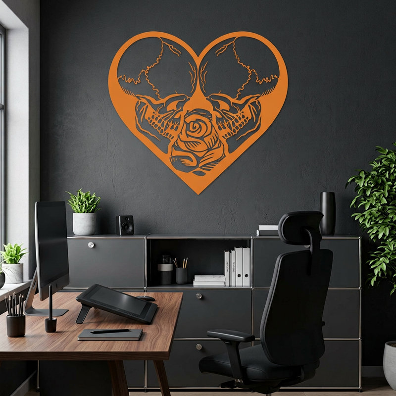 Wandtattoos: Verliebt bis auf die Knochen