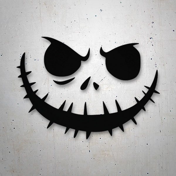 Aufkleber: Lächeln Jack Skellington